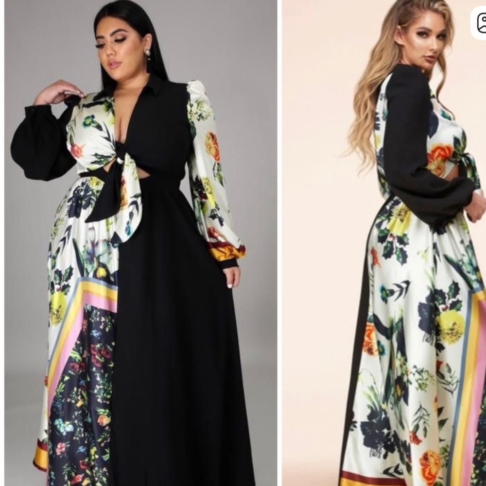 L’Atiste Holiday Berry maxi dress
